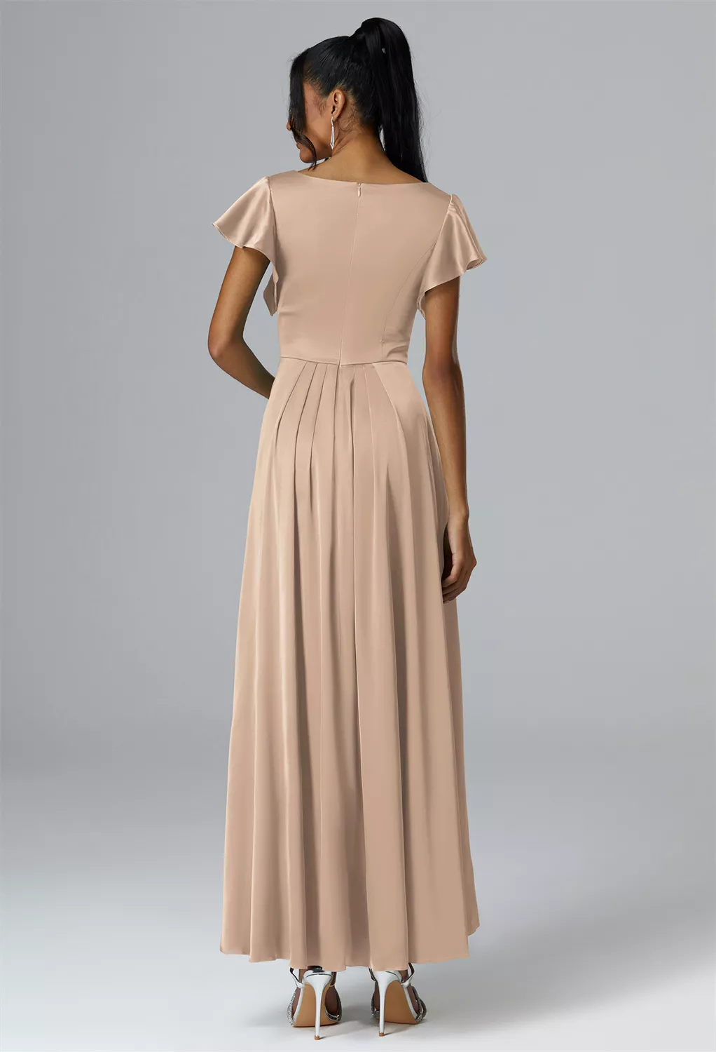 AW Sapota Taupe  Spring Wedding Guest Dresses